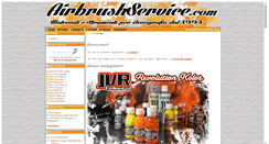 Desktop Screenshot of airbrush-service.com